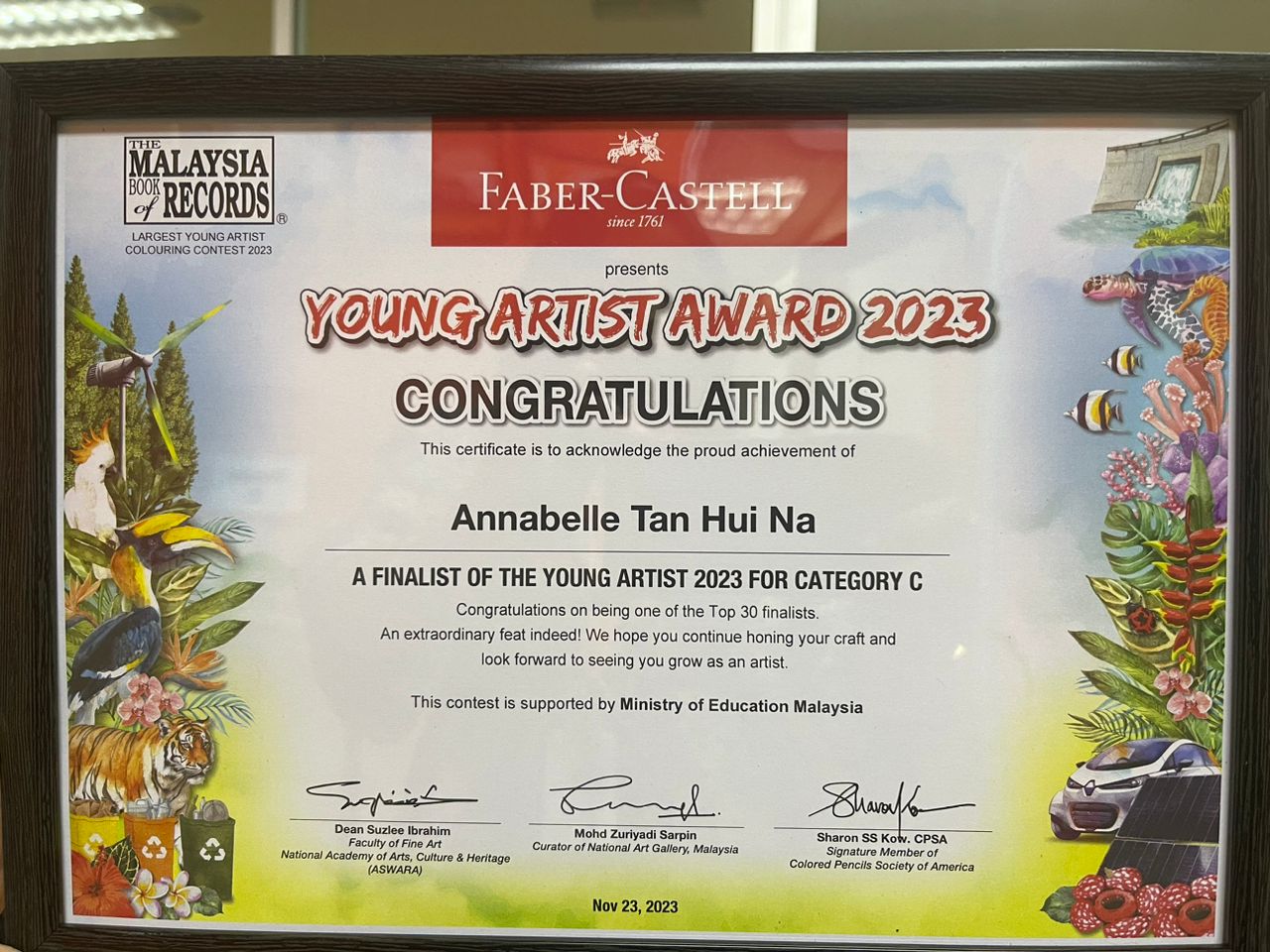 Young Artist Award 2023 Rafflesia International School Puchong